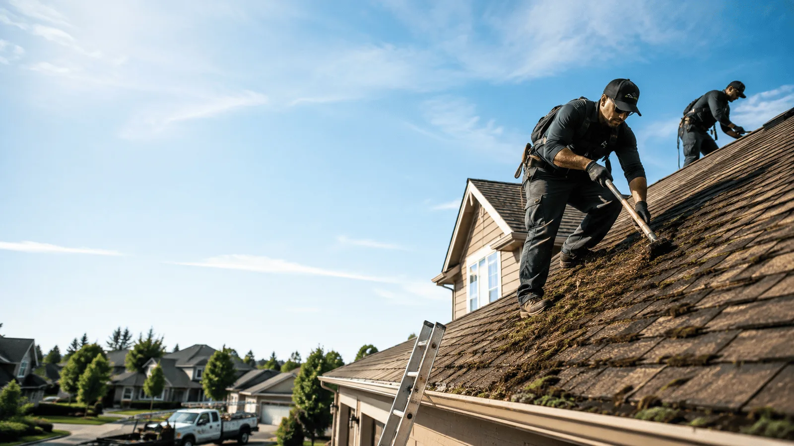 Roof Moss Removal in Beaver Dam, WI near me